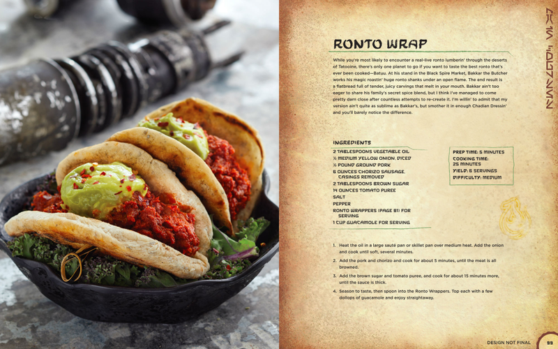 A ronto wrap recipe from the Galaxy’s Edge cookbook.